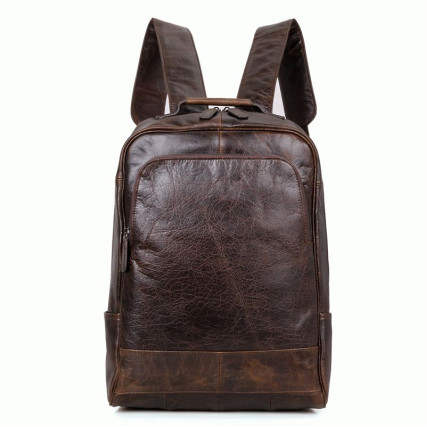 Кожаный рюкзак 7347C Buffalo Bags коричневый – Фото 1
