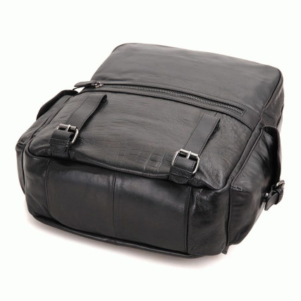 Кожаный рюкзак Buffalo Bags черный 7355A – Фото 4