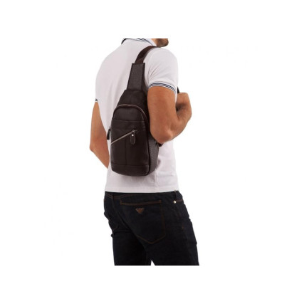 Рюкзак из натуральной кожи Tiding Bag коричневый A25-284C – Фото 4