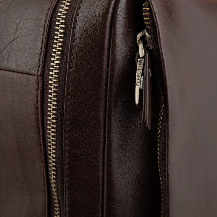 Мужской кожаный рюкзак Giorgio Ferretti (Италия) коричневый GF2020715Abrown – Фото 4