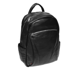 Кожаный рюкзак Borsa Leather черный k168004-black