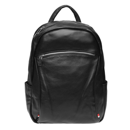 Кожаный рюкзак Borsa Leather черный k168004-black – Фото 2