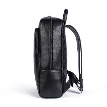Мужской кожаный рюкзак Buffalo Bags черный M8110A – Фото 2