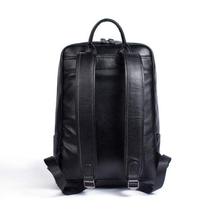 Мужской кожаный рюкзак Buffalo Bags черный M8110A – Фото 3