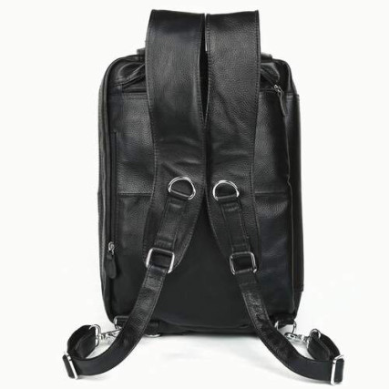 Универсальная мужская сумка-рюкзак 3в1 черная TIDING BAG  t3013 – Фото 2