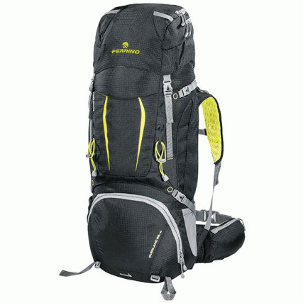 Рюкзак Ferrino Overland 65+10 Black/Yellow – Фото 1