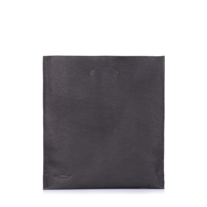 Кожаная сумка шоппер POOLPARTY SHOPPER черная shopper-leather-black