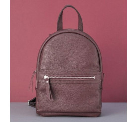 Кожаный рюкзак JIZUZ SPORT бордовый