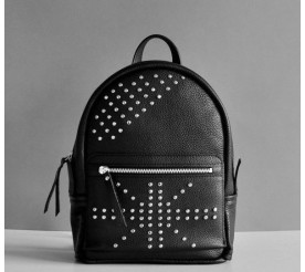 Кожаный рюкзак JIZUZ SPORT черный