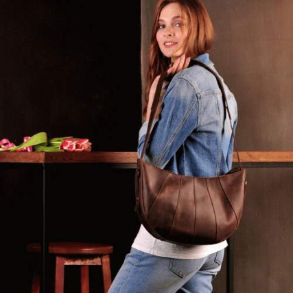 Женская сумка Blanknote &quot;Круассан&quot; коричневая BN-BAG-12-o – Фото 10