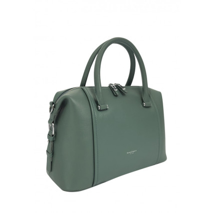 Кожаная женская сумка Giorgio Ferretti (Италия) зеленая GF2018903green – Фото 2