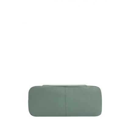 Кожаная женская сумка Giorgio Ferretti (Италия) зеленая GF2018903green – Фото 4