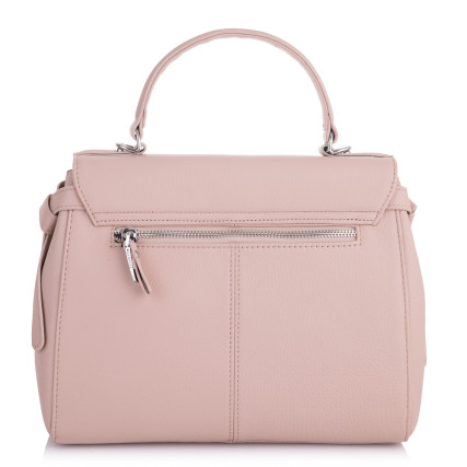 Кожаная деловая сумка Giorgio Ferretti (Италия) бежевая GF2018914Cbeige – Фото 2