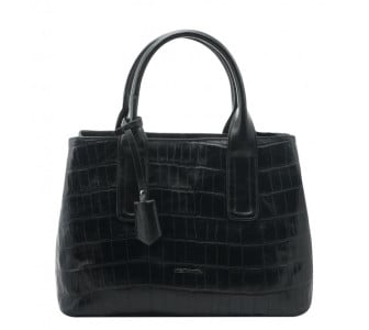 Кожаная женская сумка Giorgio Ferretti (Италия) черная GF2019103Ablack