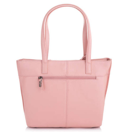 Кожаная женская сумка Giorgio Ferretti (Италия) розовая GF2019862Bpink – Фото 2