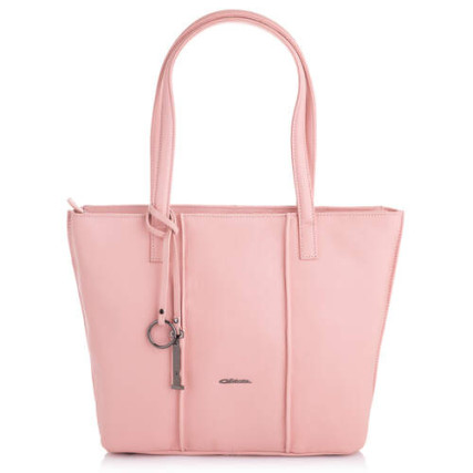 Кожаная женская сумка Giorgio Ferretti (Италия) розовая GF2019862Bpink – Фото 3