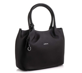 Кожаная деловая сумка Giorgio Ferretti (Италия) черная GF2019877Ablack