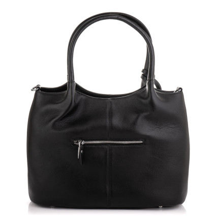 Кожаная деловая сумка Giorgio Ferretti (Италия) черная GF2019877Ablack – Фото 3