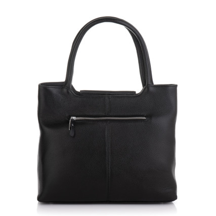 Кожаная деловая черная сумка Giorgio Ferretti (Италия) GF2019967Bblack – Фото 3