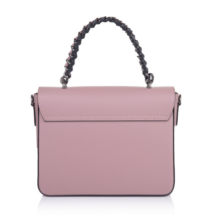 Кожаная женская сумка Virginia Conti (Италия) лиловая VC01815lilac – Фото 2