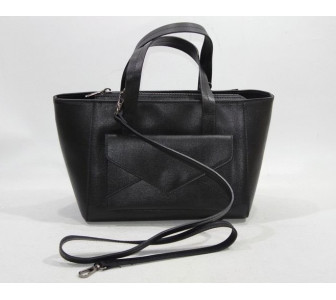 Кожаная женская сумка Virginia Conti черная Кожаная женская сумка Virginia Conti черная