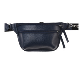 Поясная женская сумка Ricco Grande синяя 1L948-blue