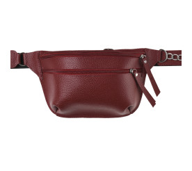 Поясная женская сумка Ricco Grande бордовая 1L948-burgundy
