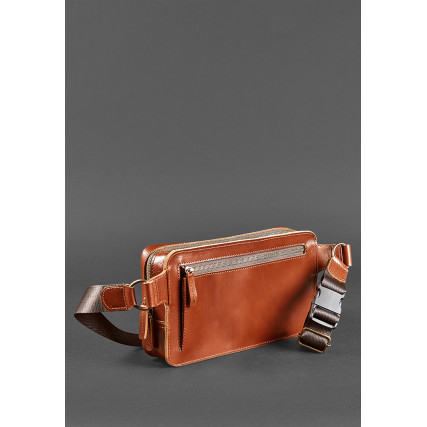 Кожаная сумка на пояс Blanknote DROPBAG MAXI BN-BAG-20-k – Фото 4