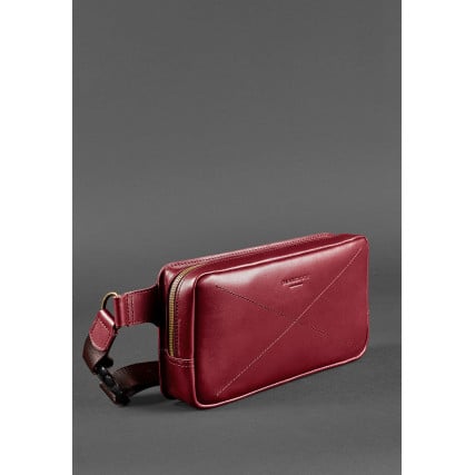 Кожаная сумка на пояс Blanknote DROPBAG MAXI bn-bag-20-vin – Фото 2