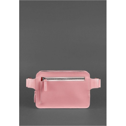Кожаная поясная сумка Dropbag Mini Blanknote bn-bag-6-pink-peach – Фото 3