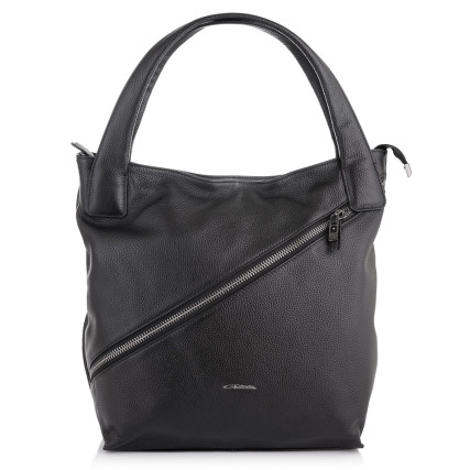 Кожаная женская сумка Giorgio Ferretti (Италия) черная GF2019010Dblack – Фото 3