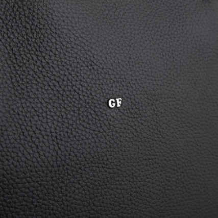 Кожаная сумка Giorgio Ferretti (Италия) черная GF2019160Ablack – Фото 5