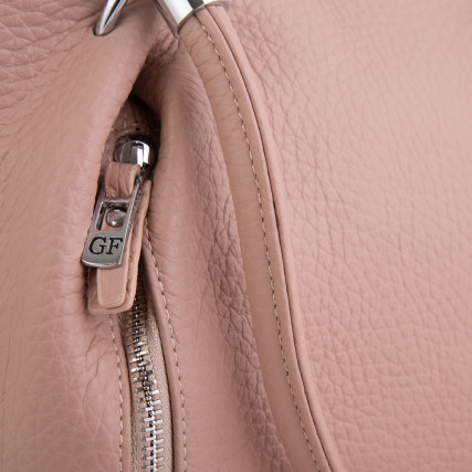 Кожаная сумка Giorgio Ferretti (Италия) розовая GF2019160Apink – Фото 5