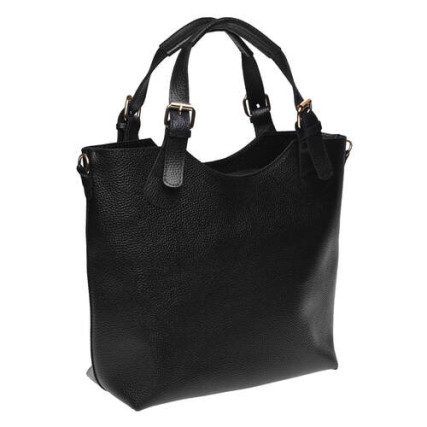 Кожаная женская сумка Ricco Grande черная 1L848-black – Фото 1