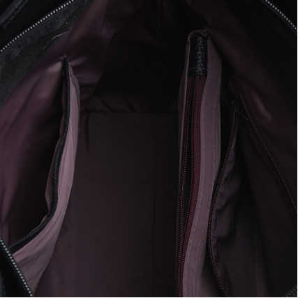 Кожаная женская сумка Ricco Grande черная 1L848-black – Фото 5