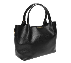 Кожаная женская сумка Ricco Grande черная 1L943-black