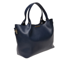 Кожаная женская сумка Ricco Grande синяя 1L943-blue