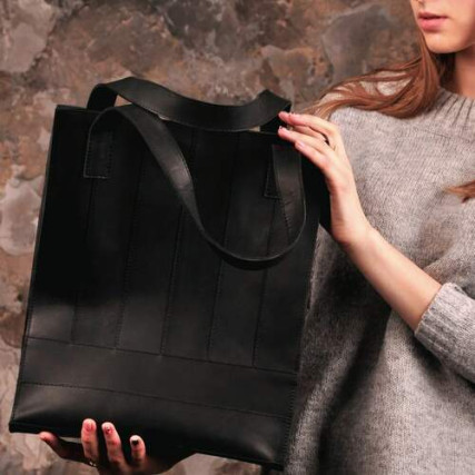 Женская кожаная сумка Blanknote &quot;Бэтси&quot; черная BN-BAG-10-g-kr – Фото 6