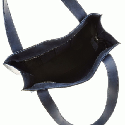 Женская кожаная сумка Blanknote &quot;Бэтси&quot; синяя BN-BAG-10-nn – Фото 2