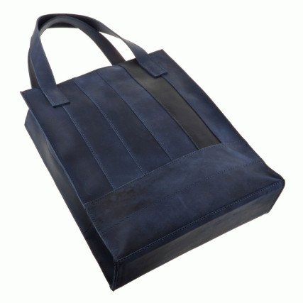 Женская кожаная сумка Blanknote &quot;Бэтси&quot; синяя BN-BAG-10-nn – Фото 4