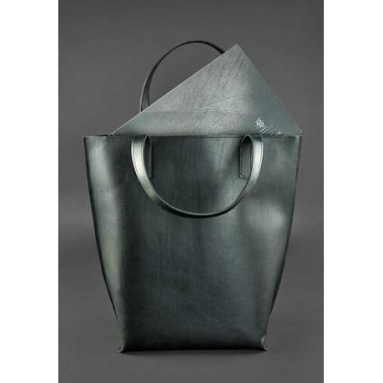 Женская кожаная сумка Blanknote D.D. Графит BN-BAG-17-g – Фото 2