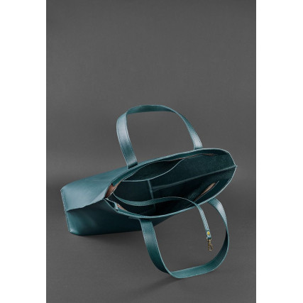 Женская кожаная сумка Blanknote D.D. Малахит BN-BAG-17-malachite – Фото 5