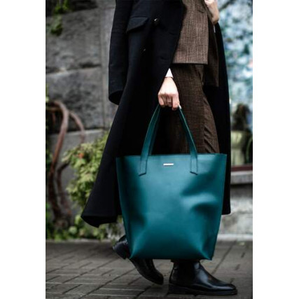 Женская кожаная сумка Blanknote D.D. Малахит BN-BAG-17-malachite – Фото 6