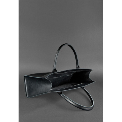 Женская кожаная сумка Blanknote Blackwood черная BN-BAG-27-bw – Фото 2
