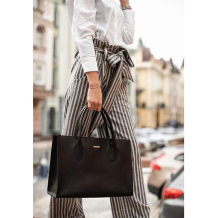 Женская кожаная сумка Blanknote Blackwood черная BN-BAG-27-bw – Фото 5