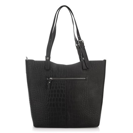 Кожаный женский шоппер Giorgio Ferretti (Италия) черный GF2019201Ablack – Фото 3