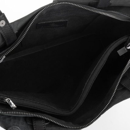 Кожаный женский шоппер Giorgio Ferretti (Италия) черный GF2019201Ablack – Фото 6