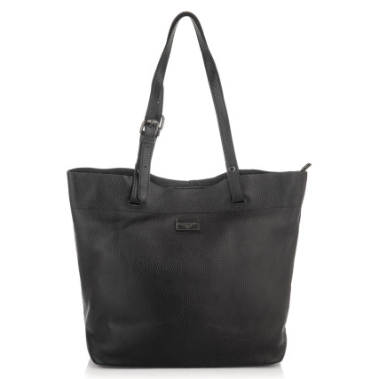 Кожаный женский шоппер Giorgio Ferretti (Италия) черный GF2019201Bblack – Фото 3