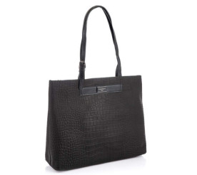 Кожаный женский шоппер Giorgio Ferretti (Италия) черный GF2019705Bblack