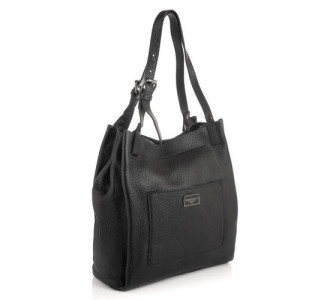Кожаный женский шоппер Giorgio Ferretti (Италия) черный GF2020740Ablack